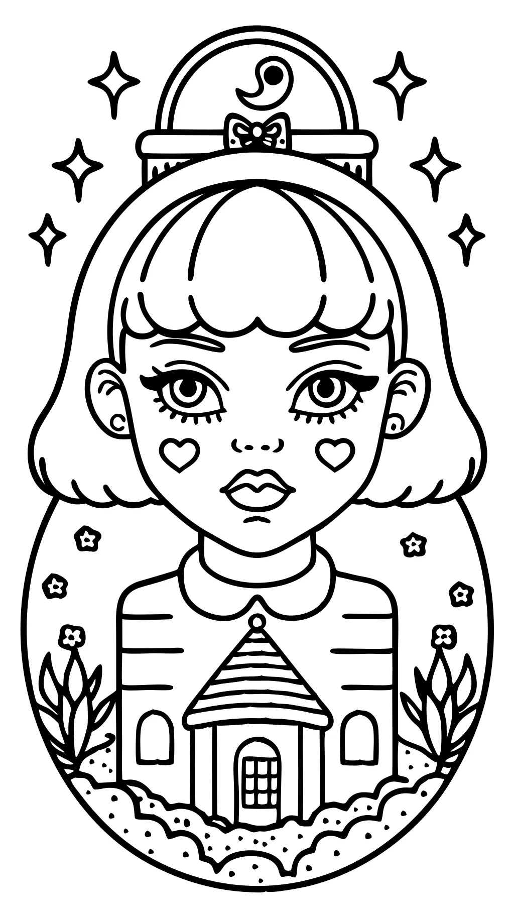 Melanie Martinez Páginas para colorear